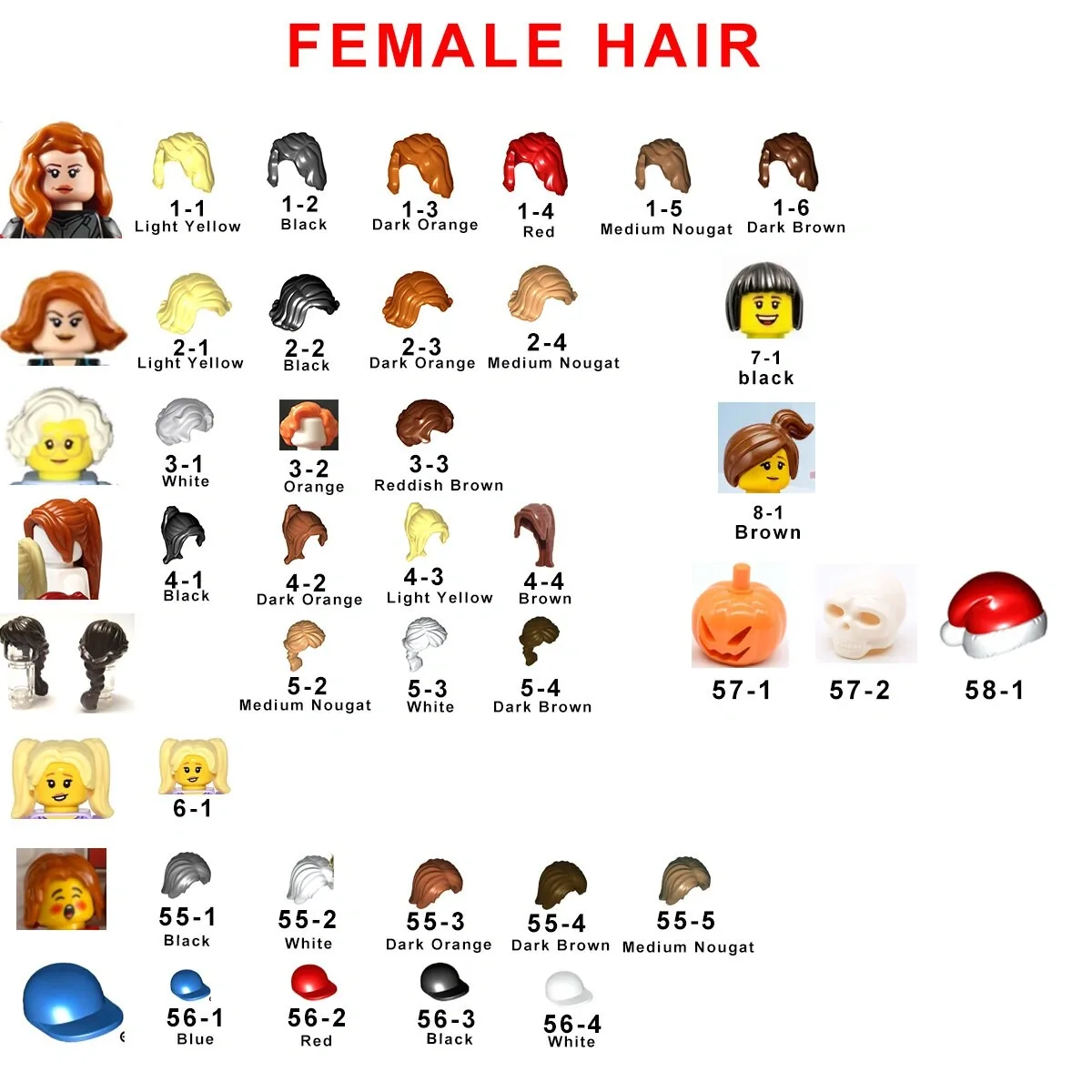 Women's hair styles